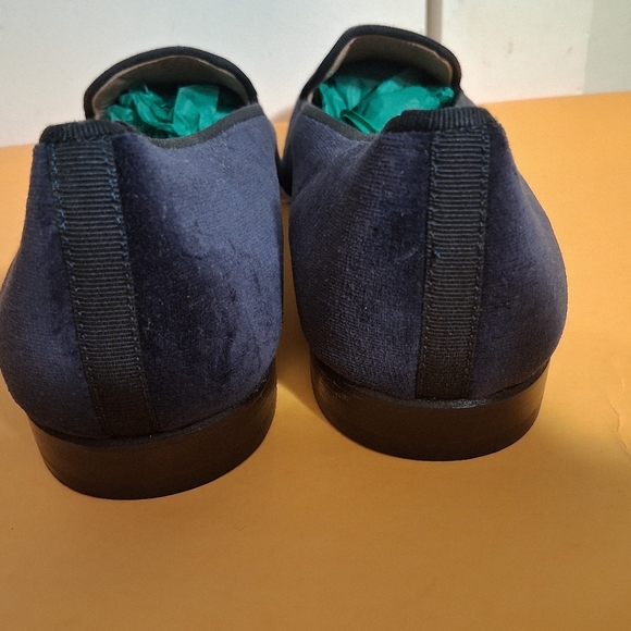 Stubbs & Wootton Blue  Velvet Slippers Men\'s US 9.5 New! main image 7